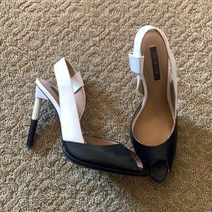 Rachel Zoe two-toned sling backs Size 7 Excellent